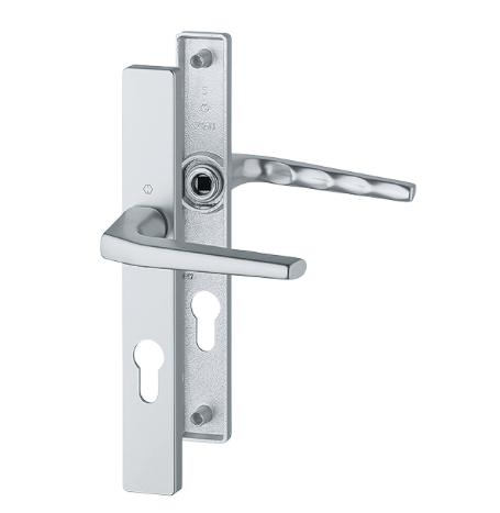 Munster Joinery Door handle Silver Frankfort