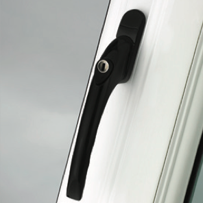 Pro Linea Universal window handle Black 30mm long Spindle