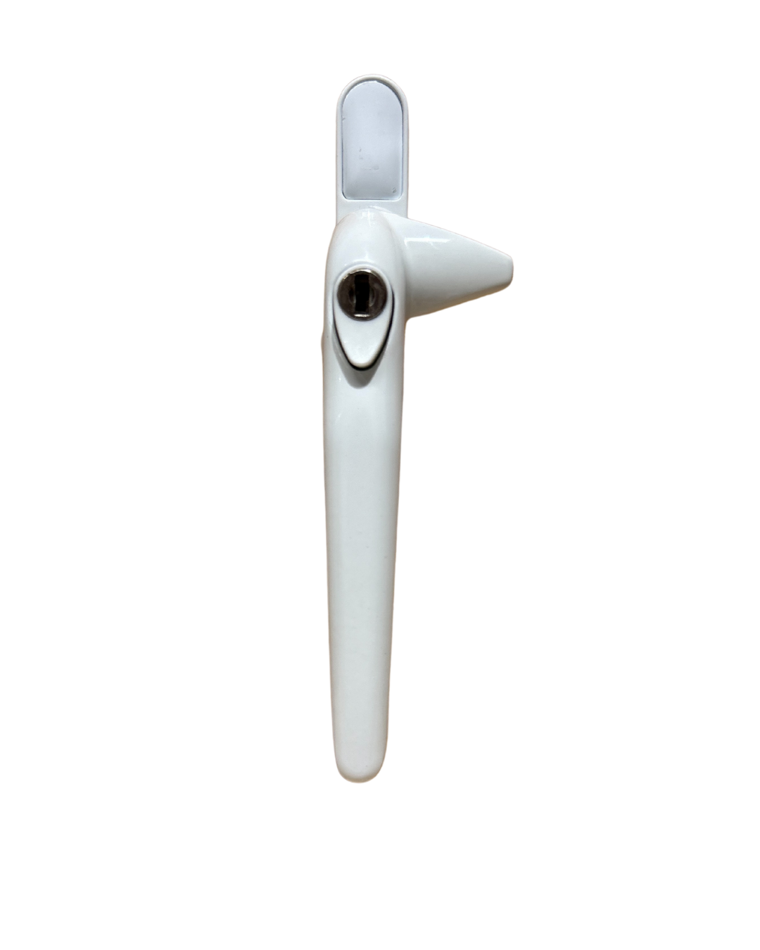 Universal Cockspur White Window handle Left Hand