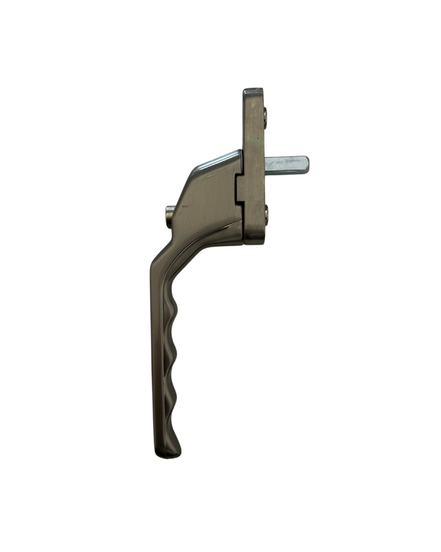 Munster Joinery Brushed Chrome Homewise Left Hand Locking Window Handle