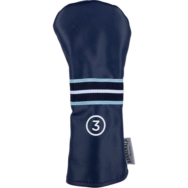 SUN MOUNTAIN MID-STRIPE HEADCOVER #3 NAVY/FROST