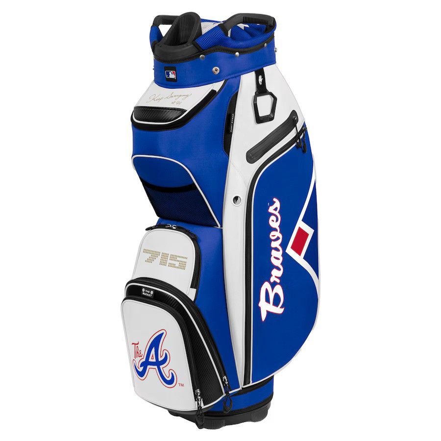 WINCRAFT ATLANTA BRAVES VINTAGE BUCKET III COOLER CART GOLF BAG