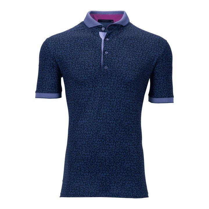 GREYSON CAMO JAG POLO MALTESE BLUE