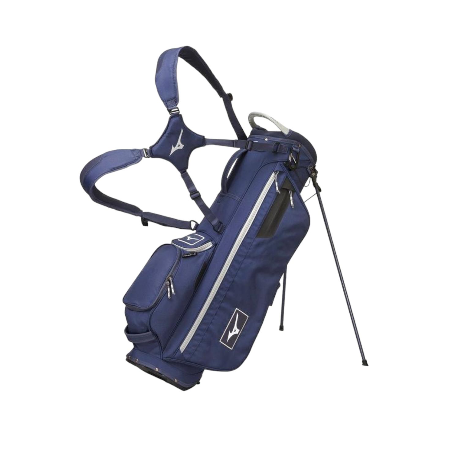 MIZUNO BR-D3 STAND BAG - NAVY WHITE GREY