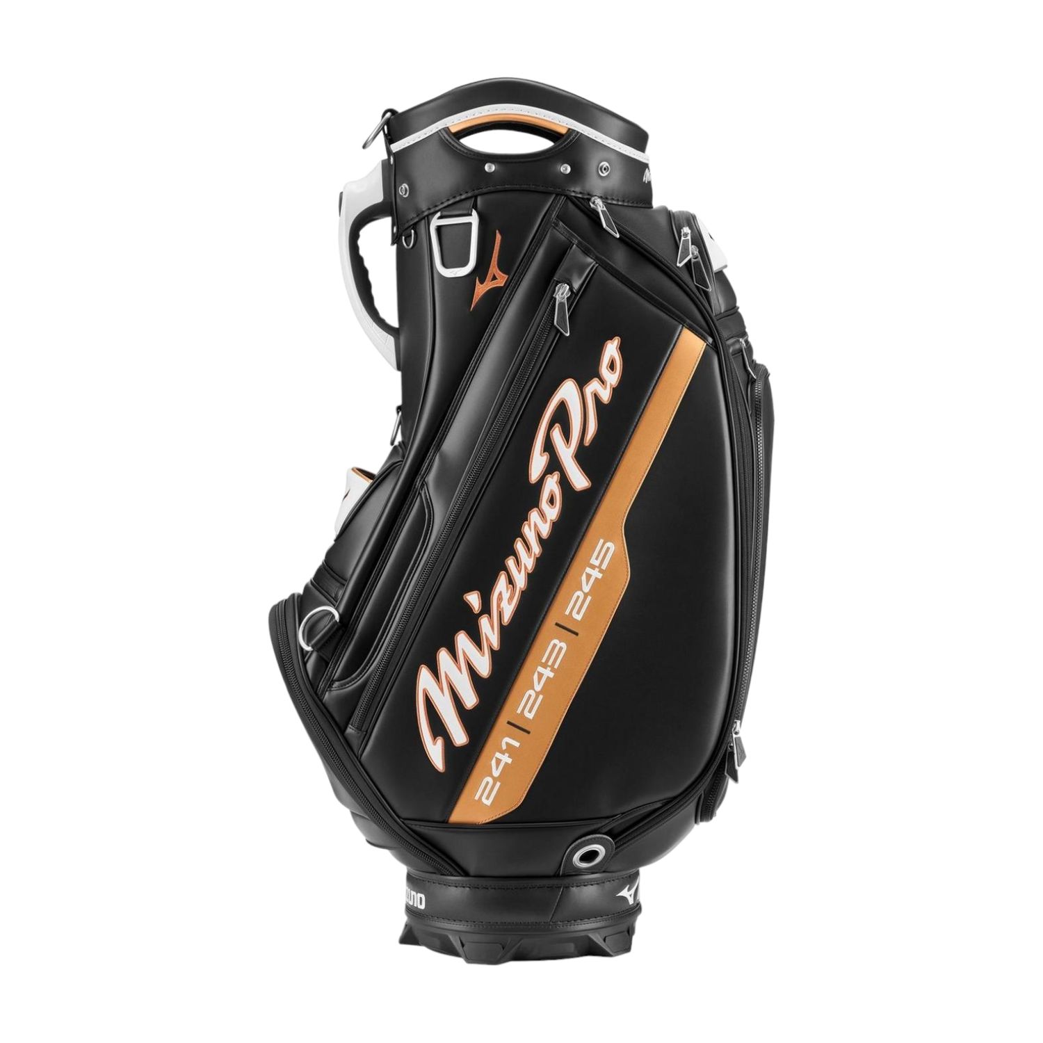 MIZUNO PRO TOUR STAFF BAG BLACK-COPPER