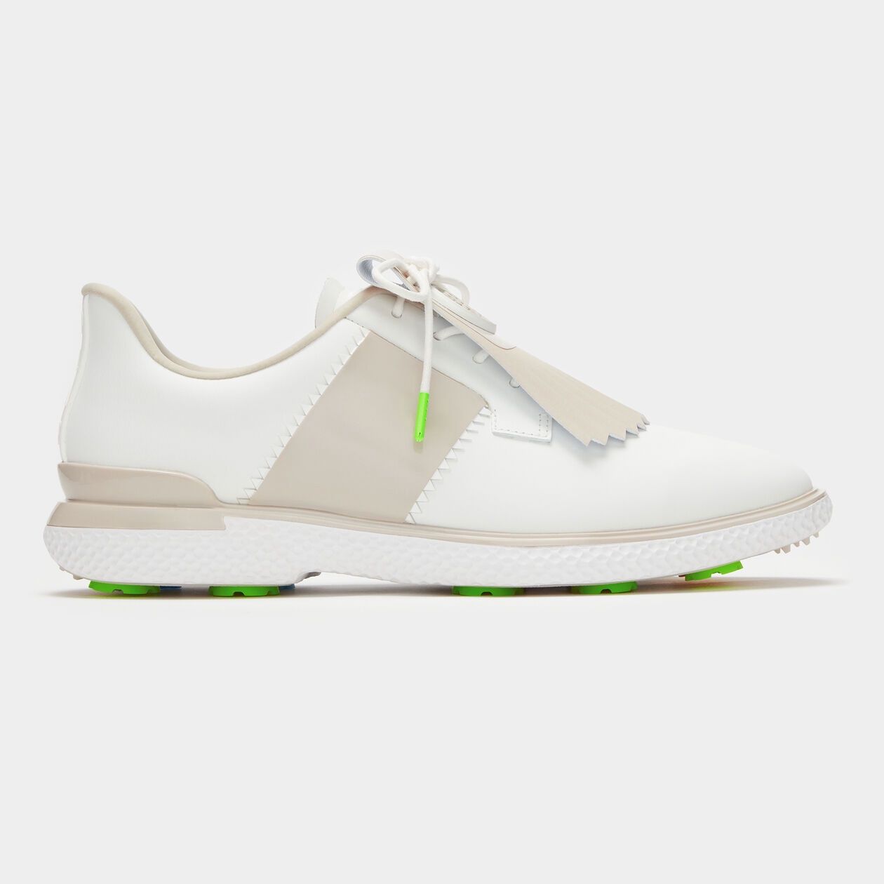 G/FORE WOMENS GALLIVAN2R SIDE STRIPE KILTIE GOLF SHOE SEA STONE