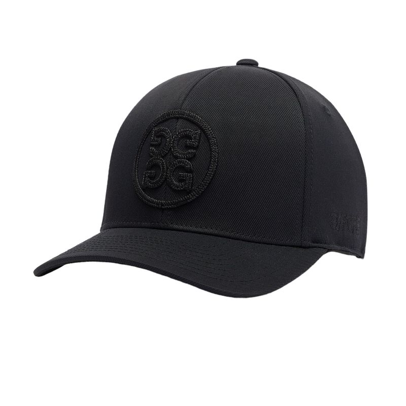 G/FORE CIRCLE G&#39;S STRETCH TWILL SNAPBACK HAT ONYX