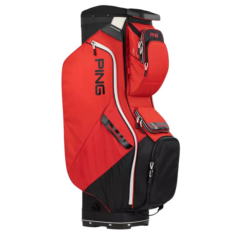PING TRAVERSE GOLF BAG RED/BLACK/WHITE