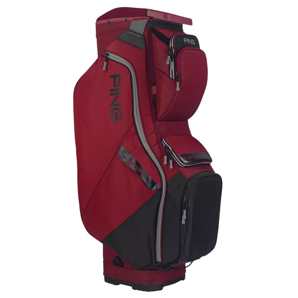 PING TRAVERSE GOLF BAG RED/BLACK/GREY