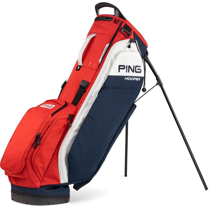 PING HOOFER STAND BAG NAVY/RED/WHITE