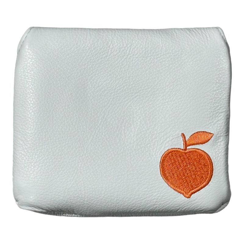 PEACH STATE MALLET PUTTER HEADCOVER WHITE/PEACH