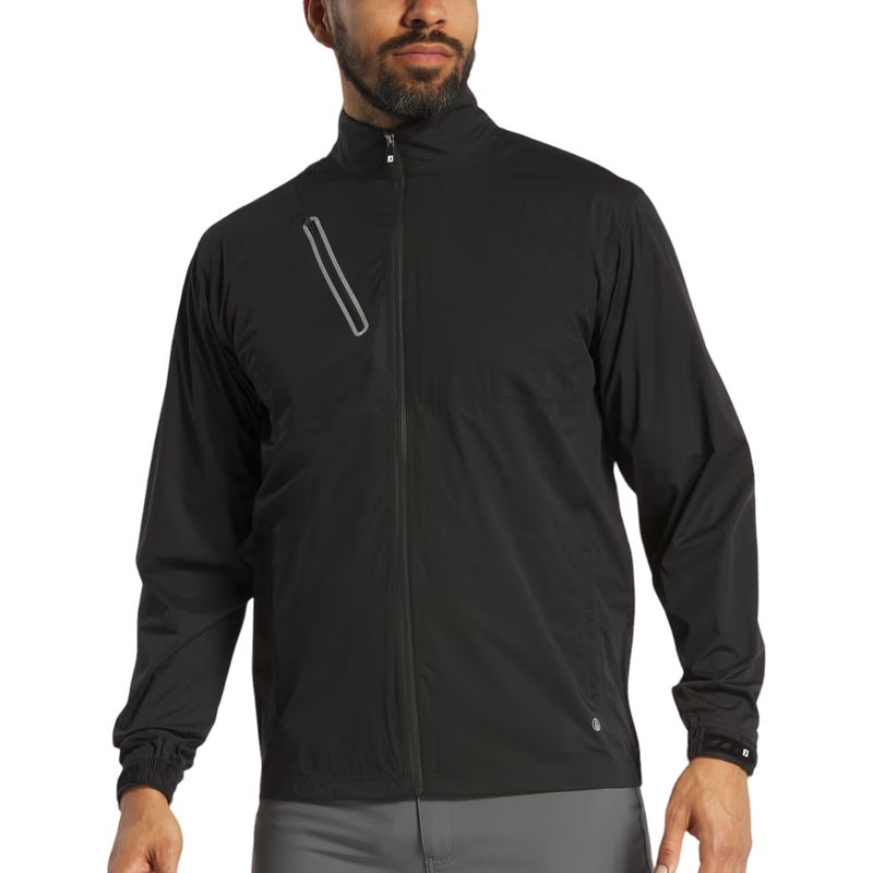 FOOTJOY HYDROKNIT RAIN JACKET BLACK