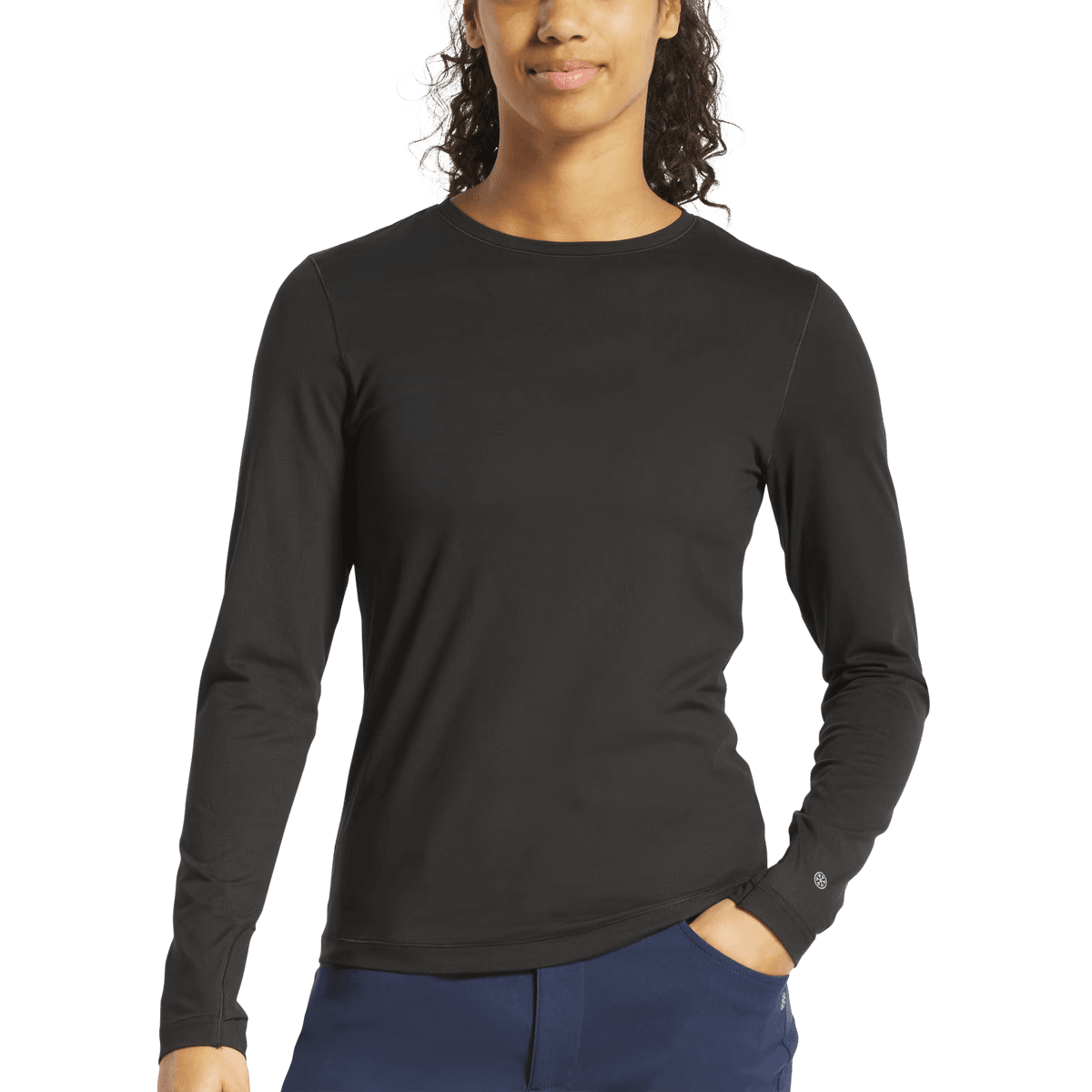 FOOTJOY WOMENS THERMOSERIES BASE LAYER, Color: BLACK, Size: MEDIUM