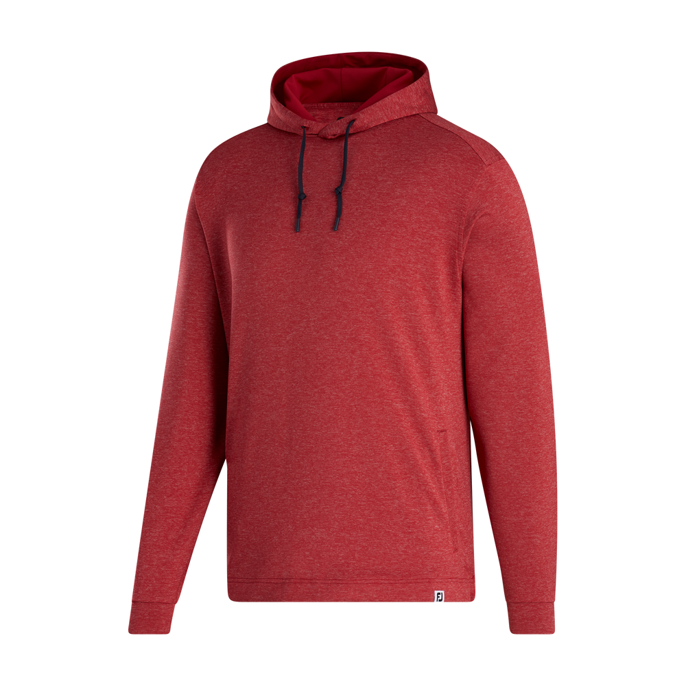 FOOTJOY LIGHTWEIGHT HOODIE HEATHER CRIMSON