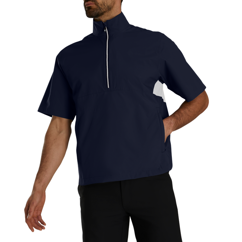 FOOTJOY HYDROLITE X SS RAIN SHIRT NAVY/WHITE