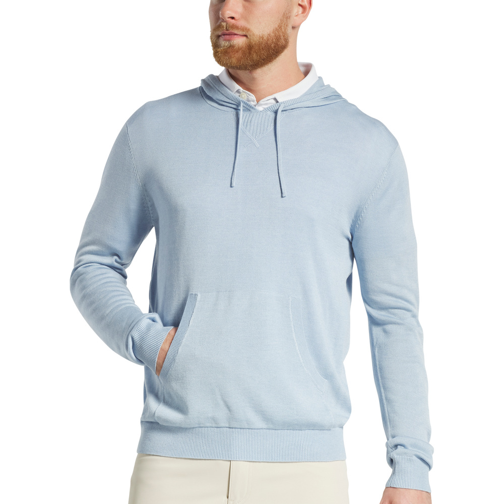 FOOTJOY SWEATER HOODIE LIGHT BLUE