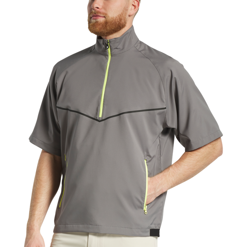 FOOTJOY ZEPHYR SS WINDSHIRT CHARCOAL