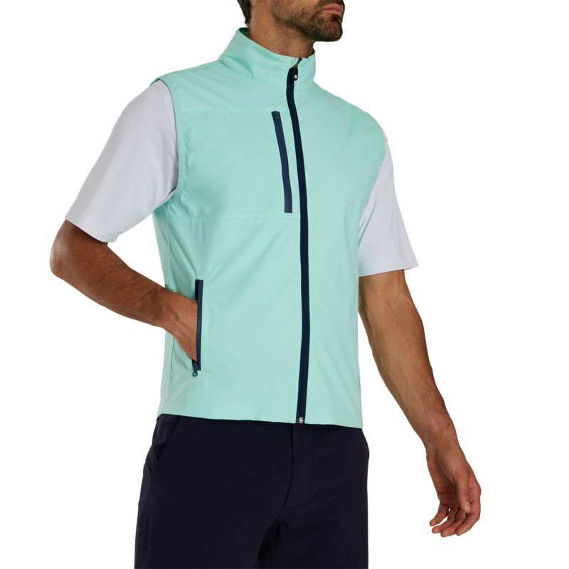 FOOTJOY TEMPO SERIES LIGHTWEIGHT SOFTSHELL VEST SEA GLASS