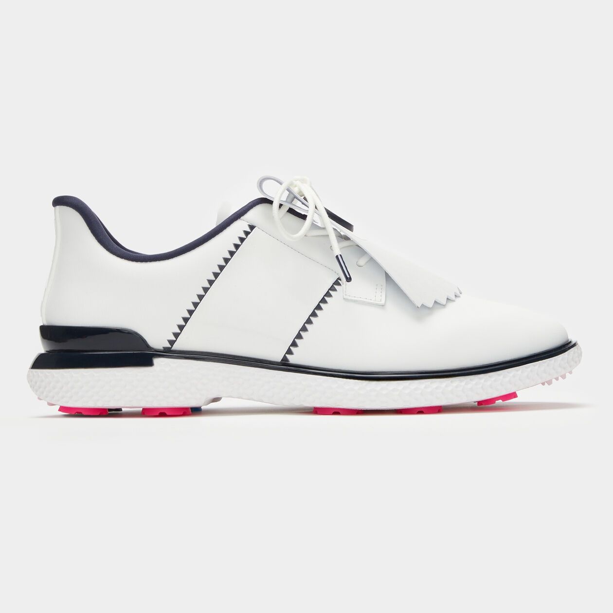G/FORE WOMENS GALLIVAN2R SIDE STRIPE KILTIE GOLF SHOE SNOW/TWILIGHT