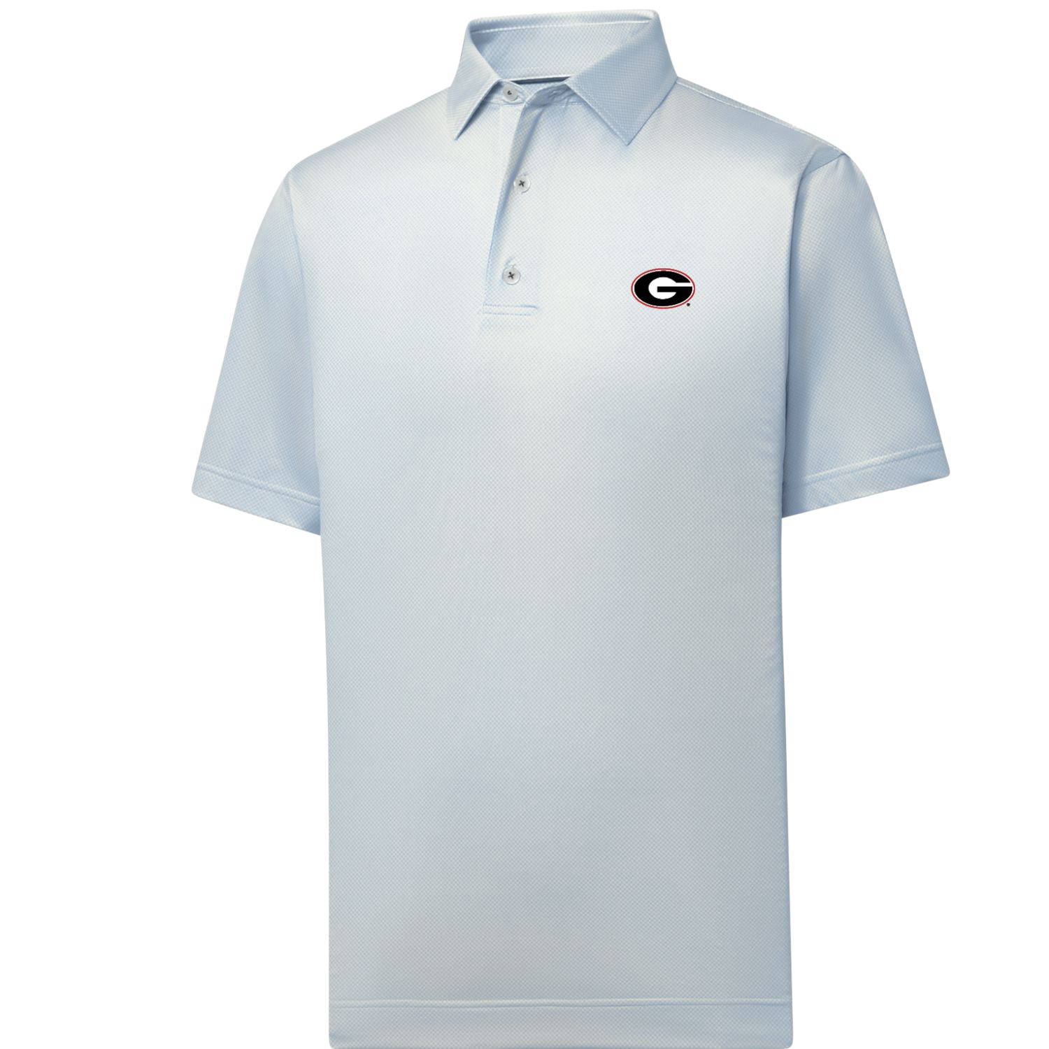 FOOTJOY UGA TONAL DOT PRINT POLO WHITE