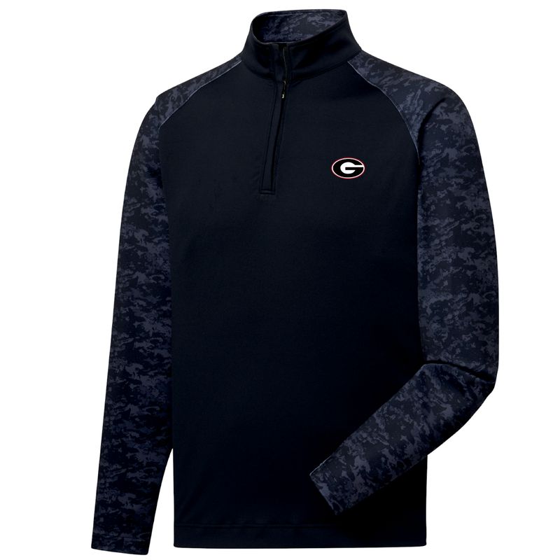 FOOTJOY UGA CAMO COLOR BLOCK MIDLAYER BLACK