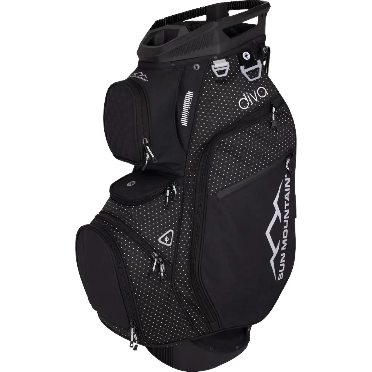 SUN MOUNTAIN DIVA CART BAG BLACK/BLACK DIAMOND