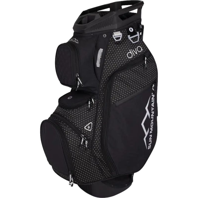 SUN MOUNTAIN DIVA CART BAG BLACK/BLACK DIAMOND
