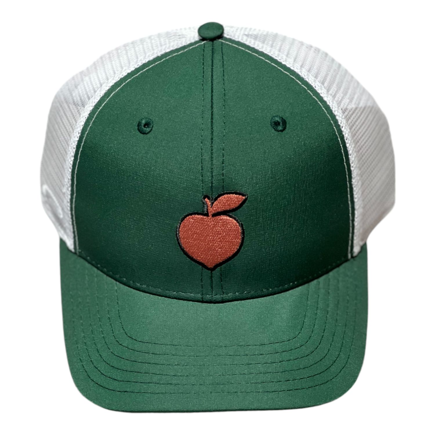 PEACH STATE GOLF MESH TRUCKER HAT FOREST GREEN