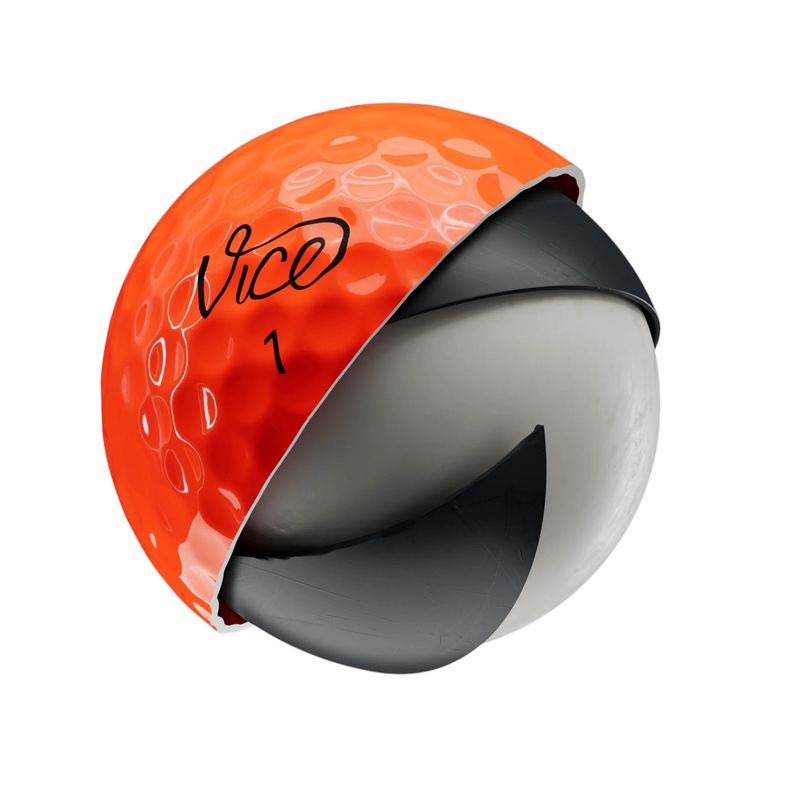VICE GOLF PRO SHADE ORANGE RED
