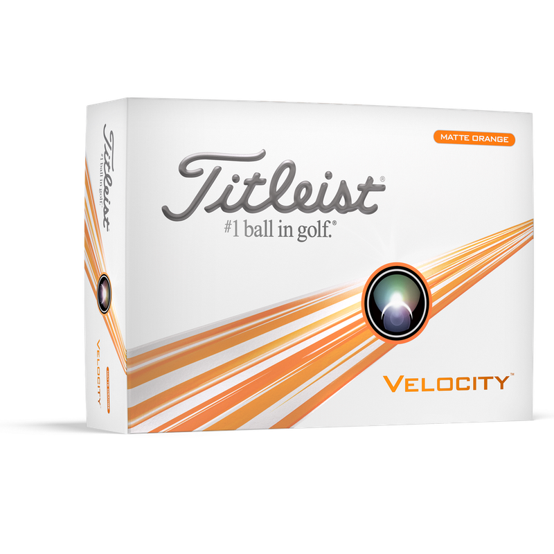 TITLEIST VELOCITY MATTE ORANGE 2024
