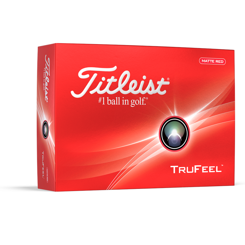 TITLEIST TRUFEEL MATTE RED 2024