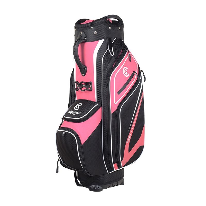 CLEVELAND GOLF LIGHTWEIGHT CART BAG PINK/BLACK