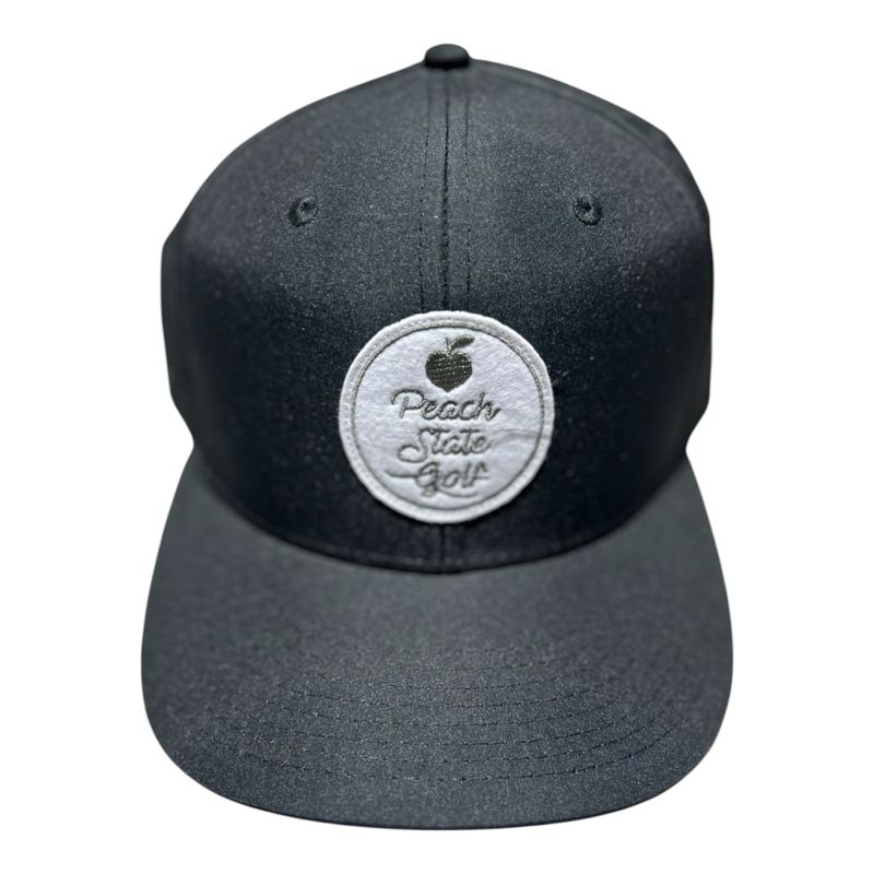 PEACH STATE GOLF CIRCLE PATCH HAT BLACK