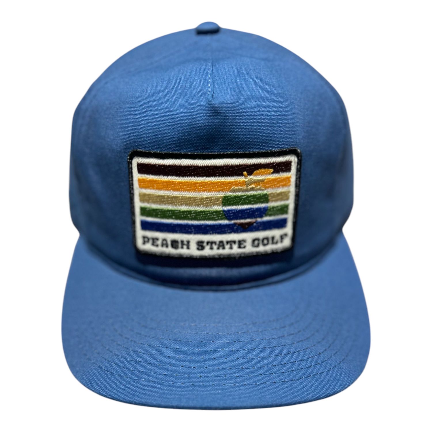 PEACH STATE GOLF RECTANGLE PATCH HAT BLUE