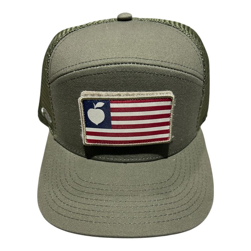 PEACH STATE GOLF VELCRO PATCH HAT OLIVE