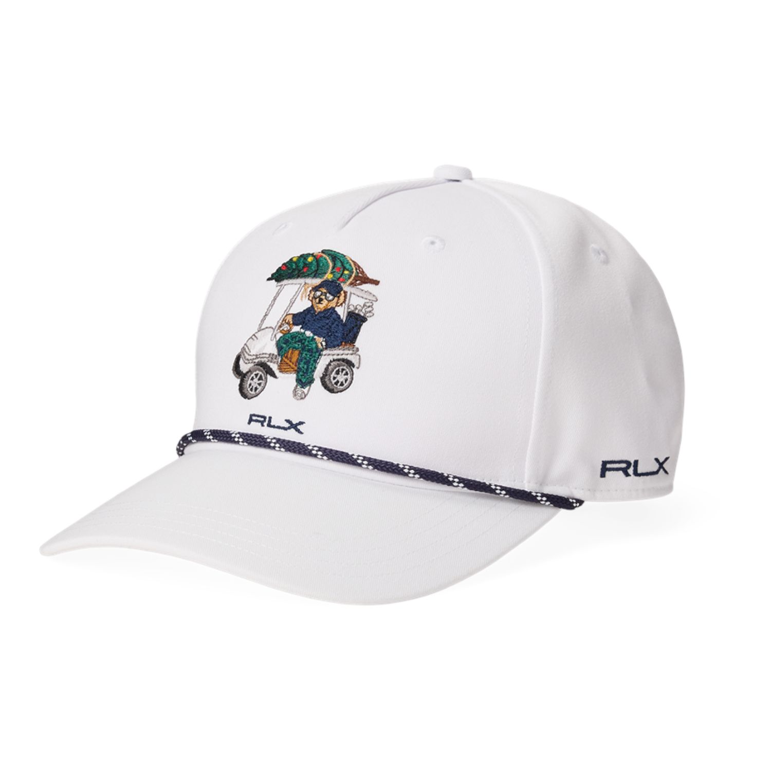 RLX GOLF BEAR CHRISTMAS NOVELTY CAP WHITE
