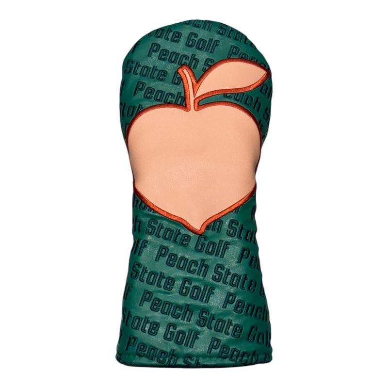 PEACH STATE GOLF X BETTINARDI GIANT PEACH DRIVER HEADCOVER GREEN