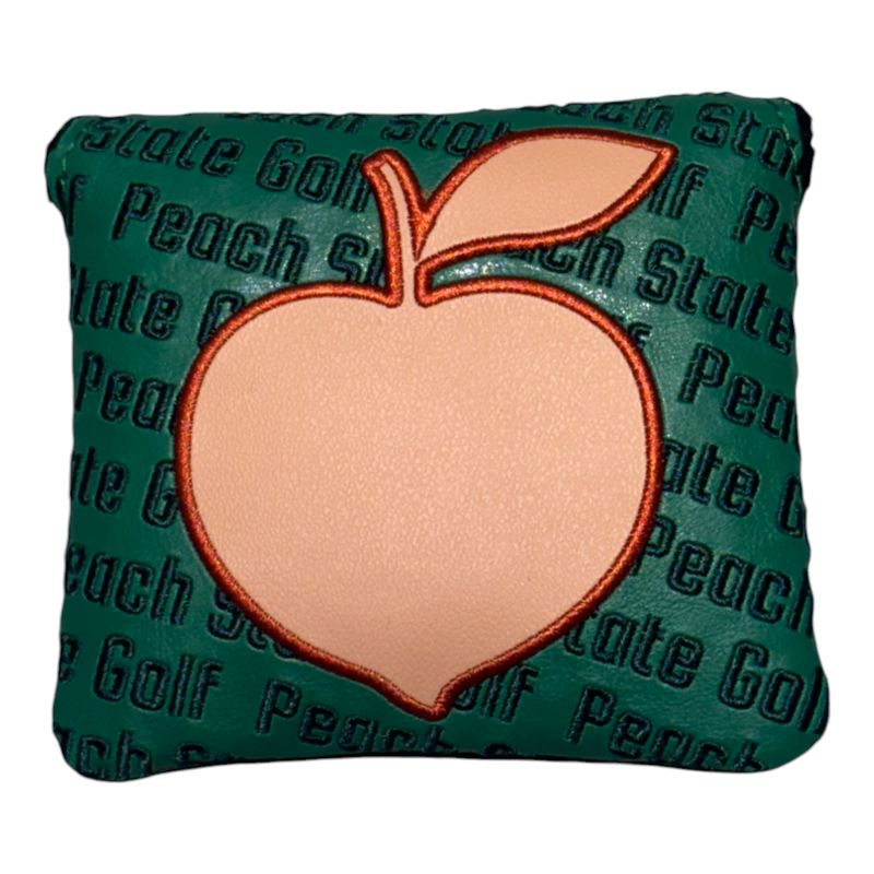 PEACH STATE GOLF X BETTINARDI GIANT PEACH MALLET HEADCOVER GREEN