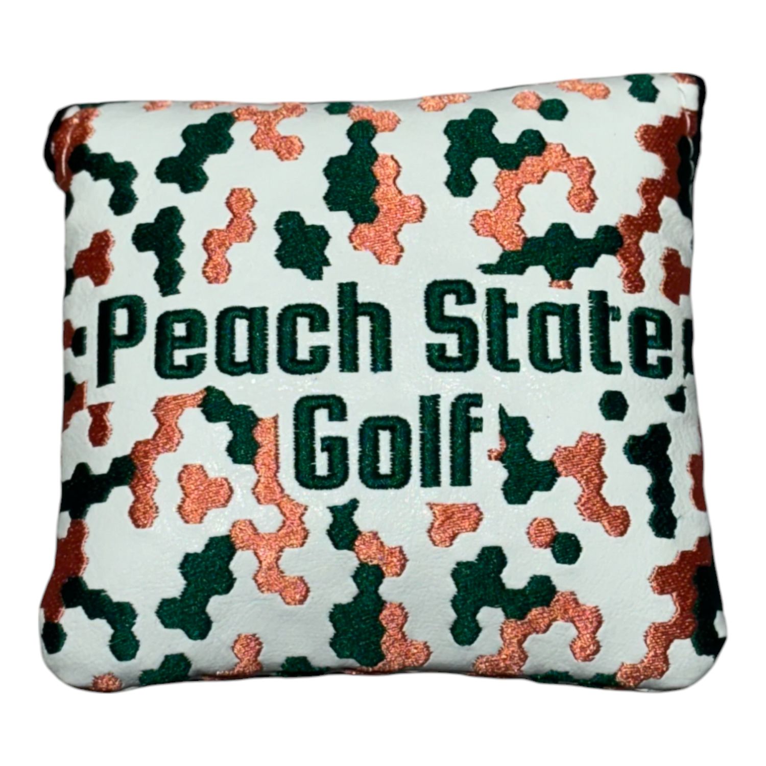 PEACH STATE GOLF X BETTINARDI HEX CAMO MALLET HEADCOVER WHITE