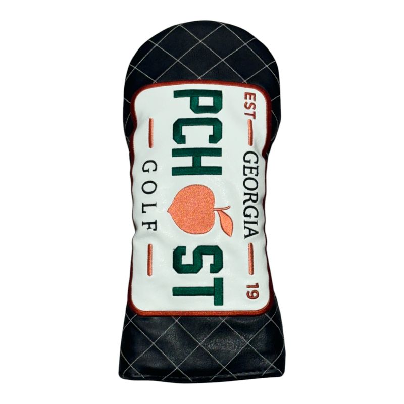 PEACH STATE GOLF X BETTINARDI LICENSE PLATE DRIVER HEADCOVER BLACK