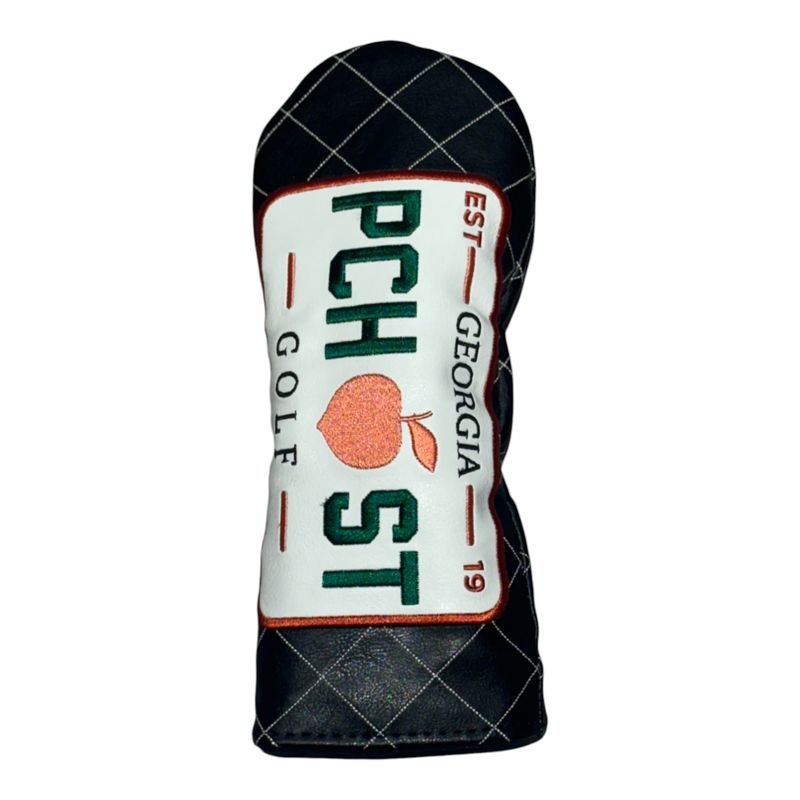 PEACH STATE GOLF X BETTINARDI LICENSE PLATE FAIRWAY HEADCOVER BLACK
