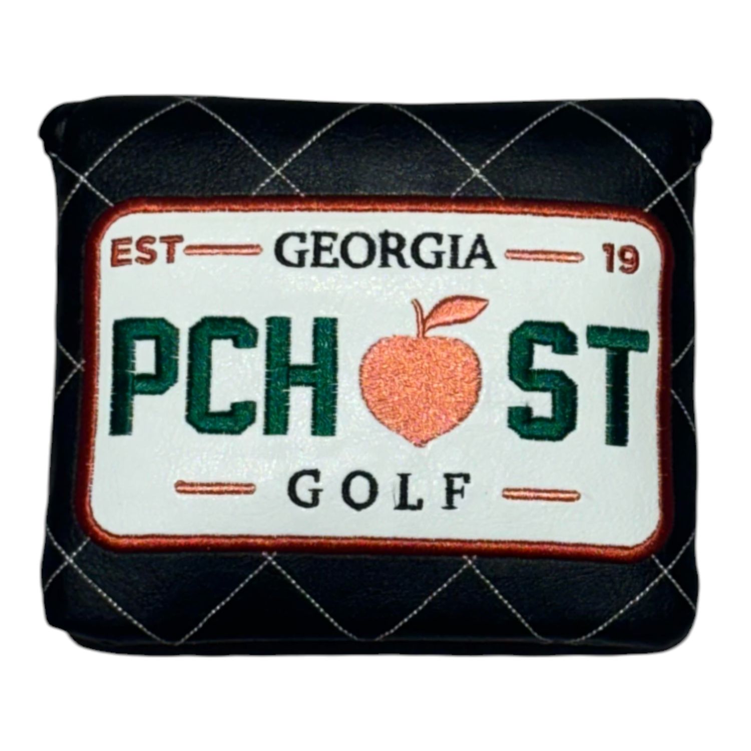 PEACH STATE GOLF X BETTINARDI LICENSE PLATE MALLET HEADCOVER BLACK