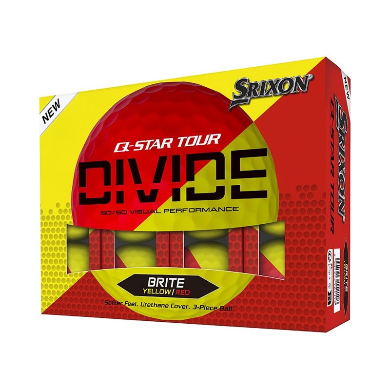 SRIXON Q STAR TOUR DIVIDE 2 YELLOW/RED
