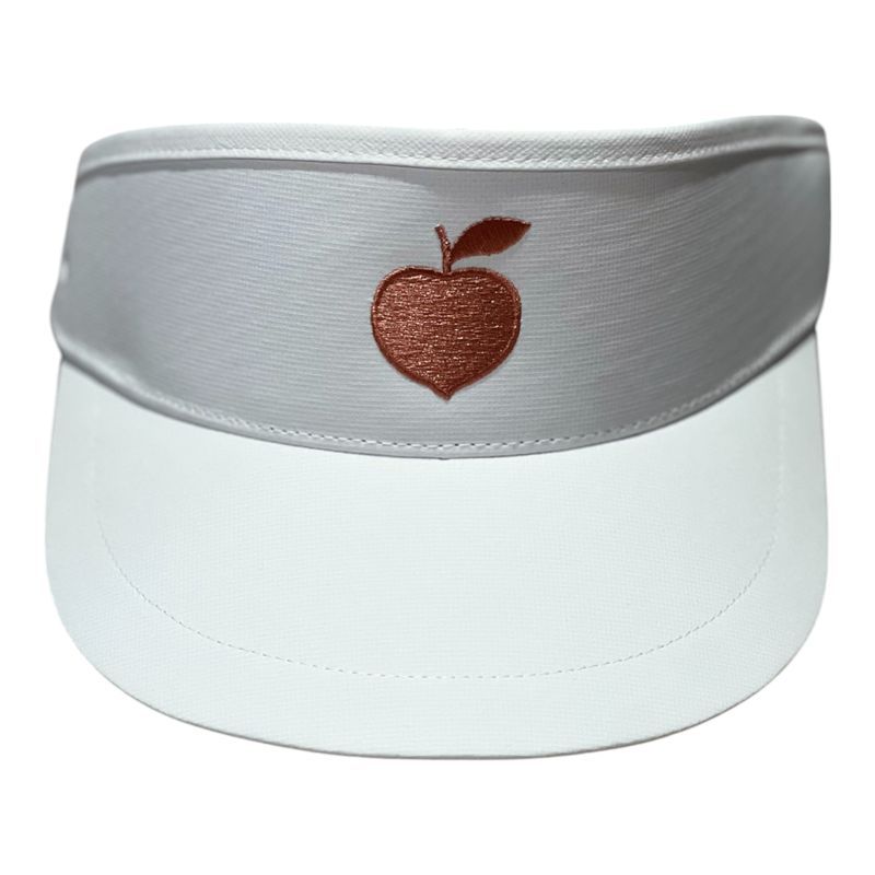 PEACH STATE GOLF HIGH CROWN VISOR WHITE