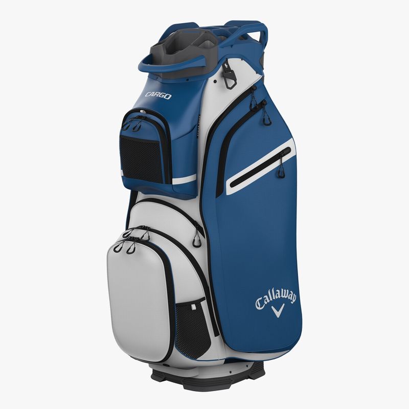 CALLAWAY GOLF CARGO CART BAG WHITE/ROYAL 25
