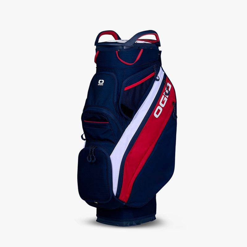 OGIO SILENCER CART BAG RED/WHITE/BLUE 25