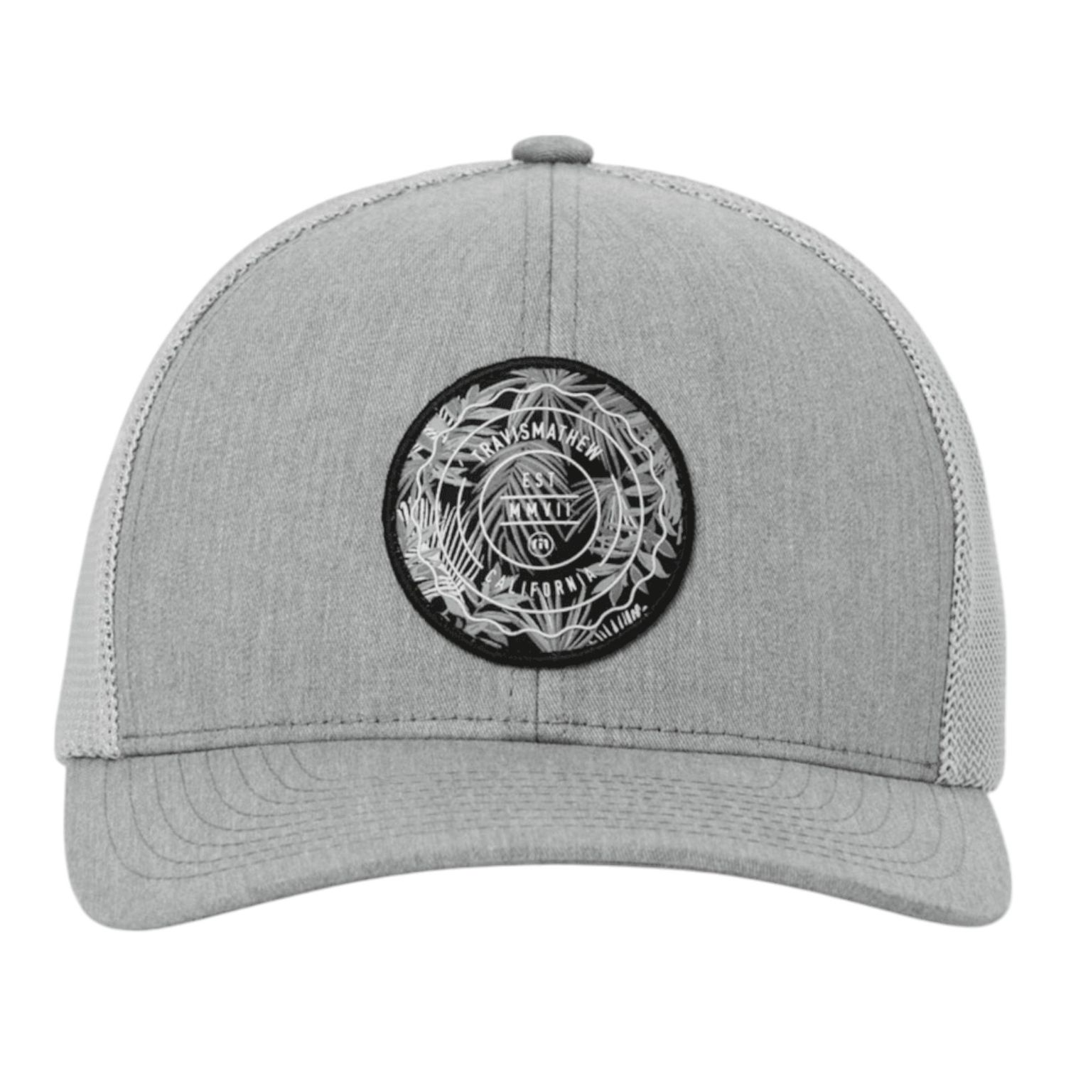 TRAVISMATHEW THE PATCH SNAPBACK FLORAL HEATHER GREY