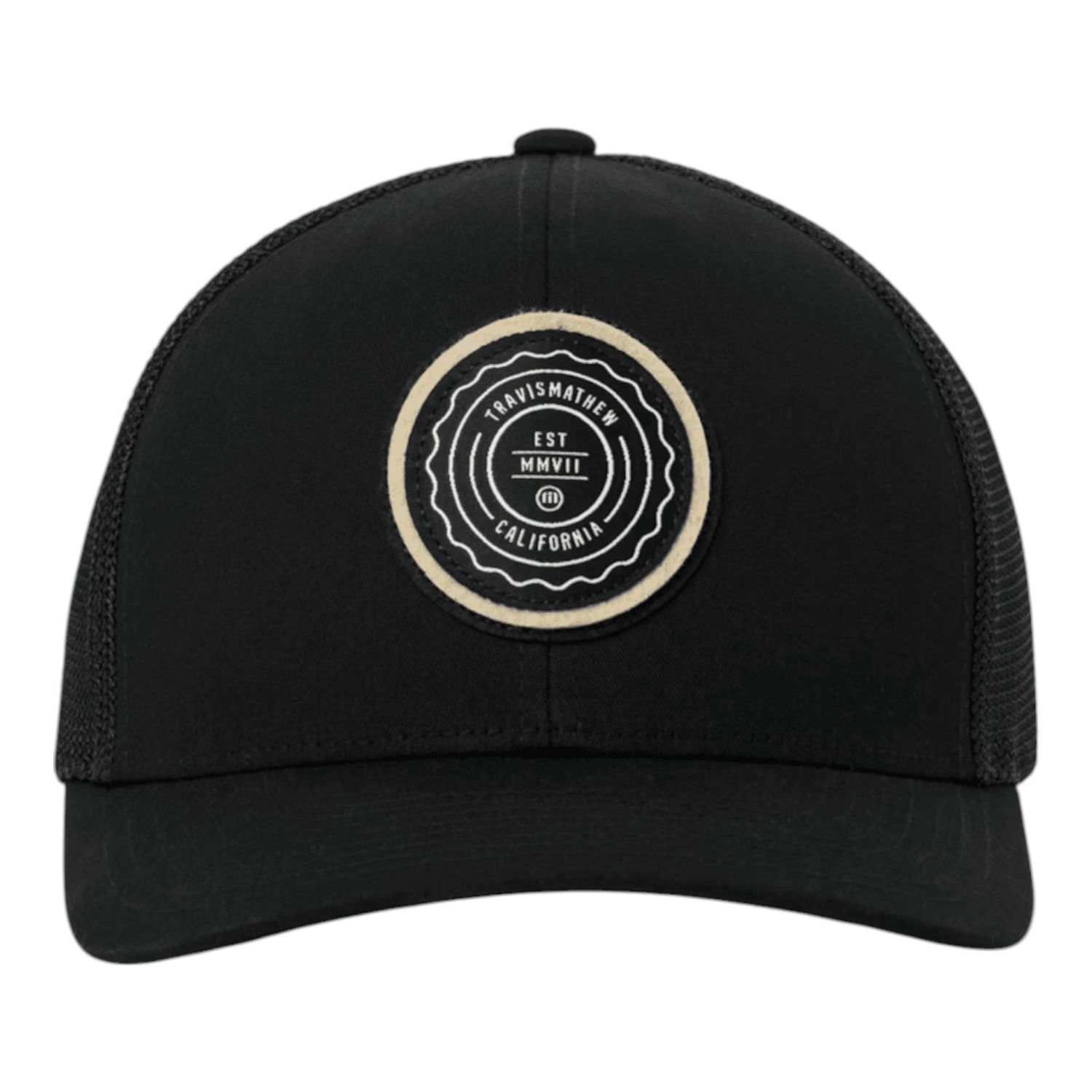 TRAVISMATHEW THE PATCH SNAPBACK BLACK/TAN