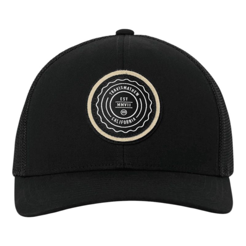 TRAVISMATHEW THE PATCH SNAPBACK BLACK/TAN