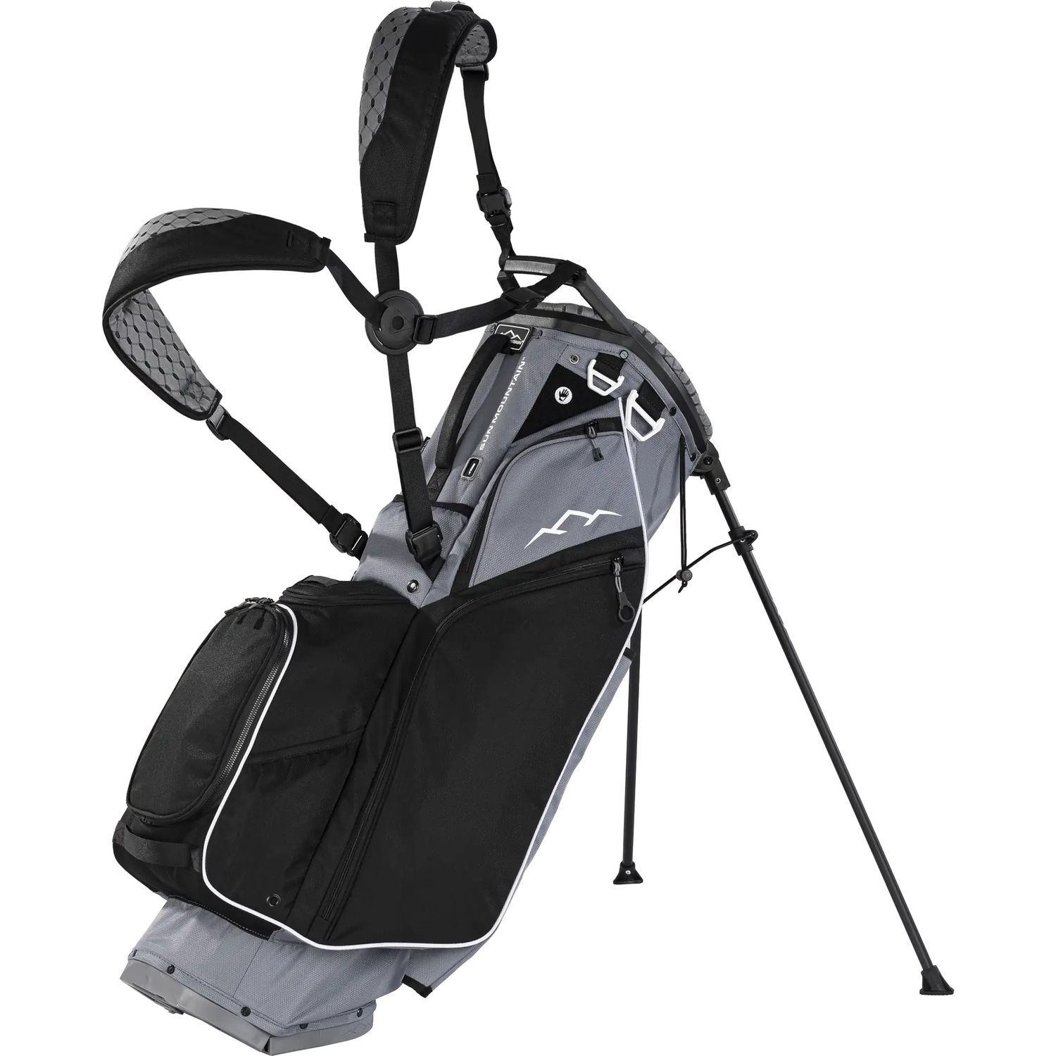 SUN MOUNTAIN E 3.5 14 WAY STAND BAG NICKEL/BLACK/WHITE